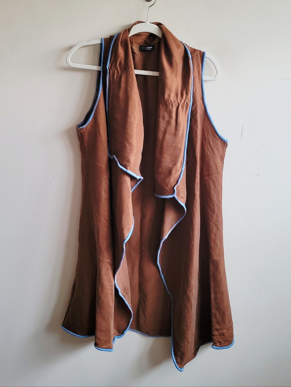 SANIYA KHAN Duster Waterfall‎ Vest